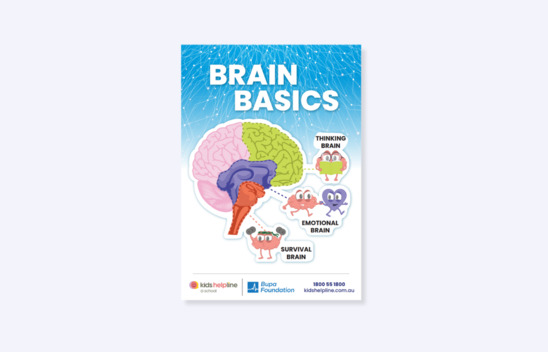first page of Your brain & stress - infosheet