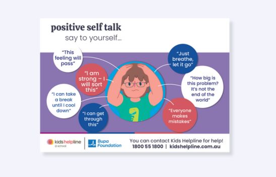 positive self-talk worksheet Thumbnail