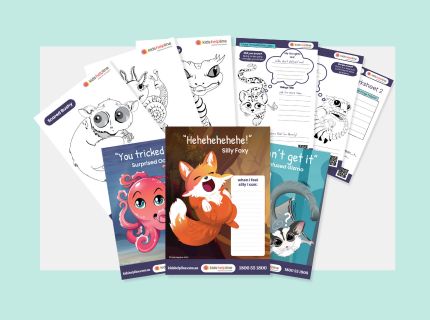 Mood Critters Posters, Worksheets and colouring Sheets