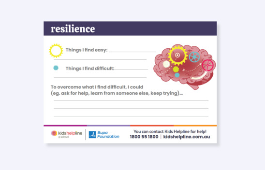 Thumbnail for Resilience worksheet