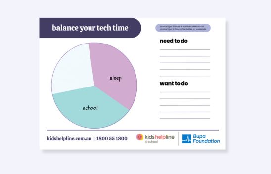 Balancing your tech time work sheet Thumbnail