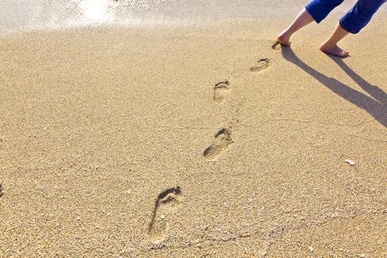  Footsteps In The Sand